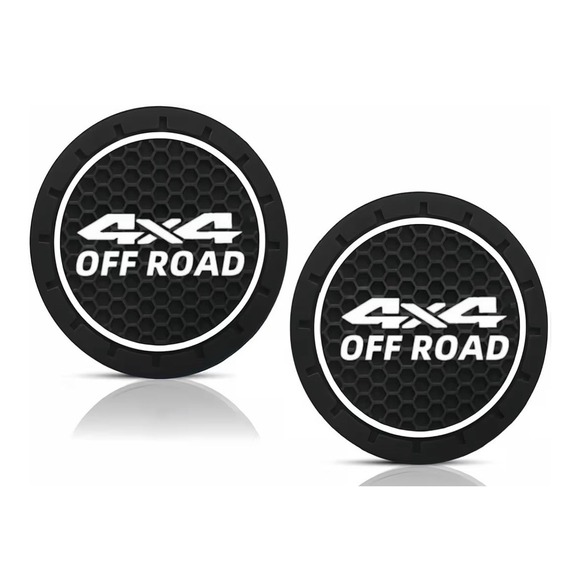 Car Cup Holder Coasters 2pcs Non Slip 2.75in Sequoia Tacoma 4x4 Off Road New - Picture 6 of 11